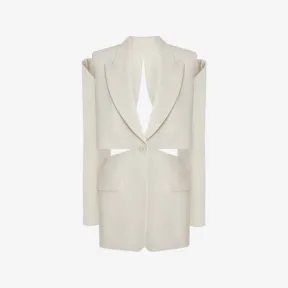 亚历山大麦昆/Alexander McQueen 象牙 女士 夹克 700146QJACX9004 