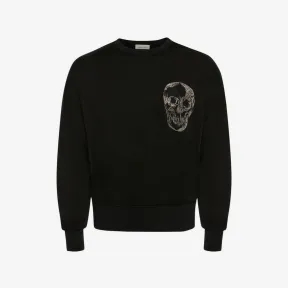 亚历山大麦昆/Alexander McQueen 骷髅头图案卫衣 男士 705000QTX531000