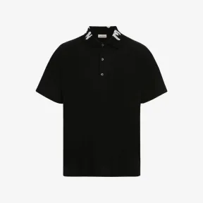 亚历山大麦昆/Alexander McQueen 黑色 男士 POLO衫 705016QTX331000 