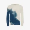 亚历山大麦昆/Alexander McQueen 象牙色/蓝色 男士 套头衫 705947Q1RTD9097 