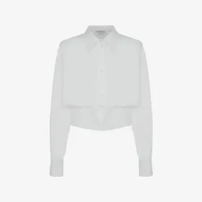 亚历山大麦昆/Alexander McQueen 光学白 女士 胸衣 706721QAAAY9000 