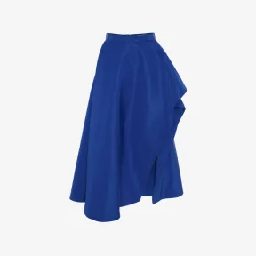 亚历山大麦昆/Alexander McQueen 电蓝 女士 半身裙 706840QEACM4144 