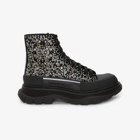 亚历山大麦昆/Alexander McQueen 黑色 女士 靴子 708091WIBA31081 