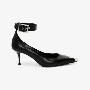 亚历山大麦昆/Alexander McQueen Punk踝带高跟鞋 女士 709995WHSWD1081