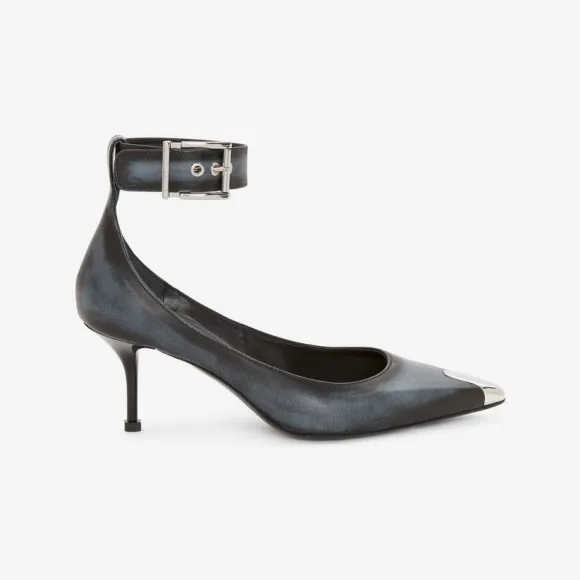 亚历山大麦昆/Alexander McQueen 无烟煤 女士 浅口鞋 709995WHU321162 