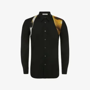亚历山大麦昆/Alexander McQueen 黑色 男士 衬衫 710640QTN661000 