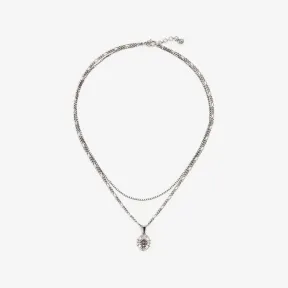 亚历山大麦昆/Alexander McQueen 古董银 男士 项链 711068J160Y0446 810792547