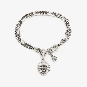 亚历山大麦昆/Alexander McQueen 古董银 男士 手链 711071J160Y0446 810799248