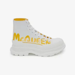 亚历山大麦昆/Alexander McQueen 白色/流行黄色 男士 靴子 711109WIAT69429 