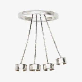 亚历山大麦昆/Alexander McQueen 仿古银 女士 手镯 718271J160Y0446 811071833