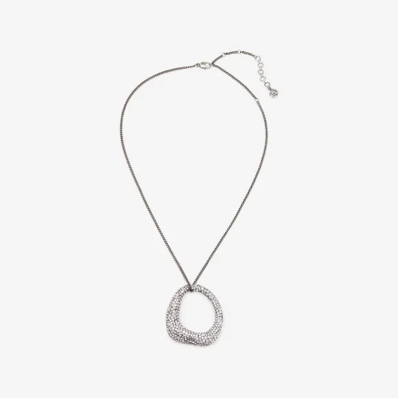 亚历山大麦昆/Alexander McQueen 仿古银 女士 项链 718346J160Y1355 811071795