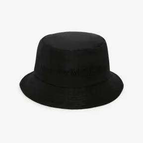 亚历山大麦昆/Alexander McQueen 黑色 女士 渔夫帽 7191343404Q1000 