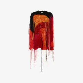 亚历山大麦昆/Alexander McQueen 橙红色 女士 套头衫 720607Q1A4X6082 