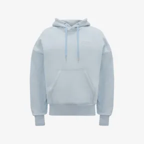 亚历山大麦昆/Alexander McQueen 春季蓝色男士 McQueen 标志性连帽运动衫 722257QUX634850 