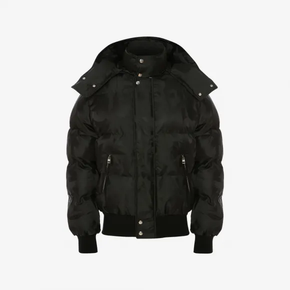 亚历山大麦昆/Alexander McQueen 男士McQueen Graffiti提花图案外套黑色 726912QUR221011