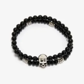 亚历山大麦昆/Alexander McQueen 男士黑色迷你串珠手链 728485I232Y1064 811232083