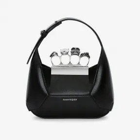 亚历山大麦昆/Alexander McQueen 女士Jewelled Hobo迷你手袋复古粉 731136DYTAB5618