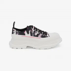 亚历山大麦昆/Alexander McQueen 女士Tread Slick Watercolour Graffiti系带鞋彩色 733065W4PM18893