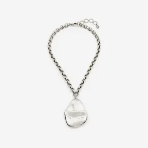 亚历山大麦昆/Alexander McQueen 女士 Molten 超大号古银项链 734787J160Y0446 812852122