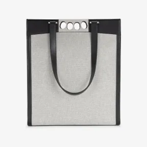 亚历山大麦昆/Alexander McQueen 男士白色/黑色 The Grip 托特包 7354831AAN91070 813045128