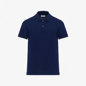 亚历山大麦昆/Alexander McQueen 男士Harness Polo衫靛蓝色 741391QVX334110