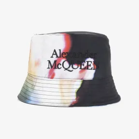 亚历山大麦昆/Alexander McQueen 男士黑色/多色夜光花朵渔夫帽 7510044419Q6178 
