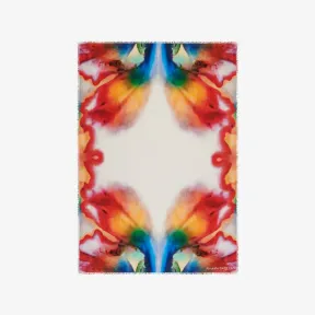 亚历山大麦昆/Alexander McQueen 象牙色/红色女式日晒披肩 7566393201Q9274 813101835