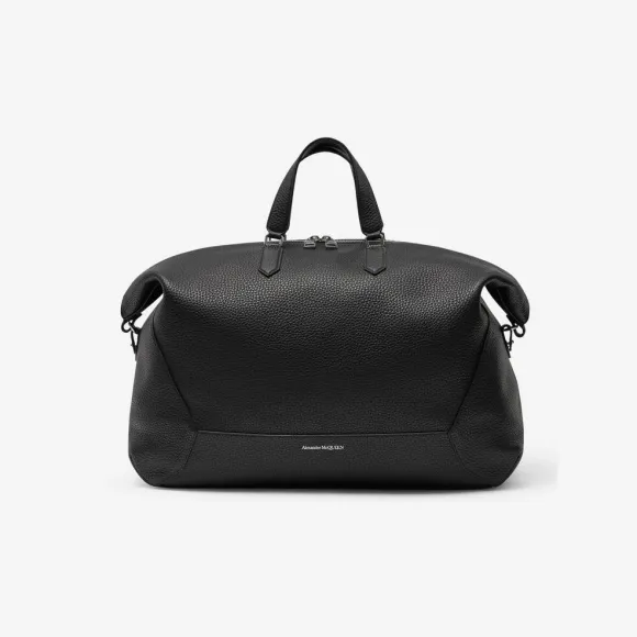 亚历山大麦昆/Alexander McQueen 黑色 Edge 行李袋 7581431AAPO1000 813129977
