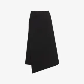 亚历山大麦昆/Alexander McQueen 黑色垂褶短裙 763279QVU821000 763279QVU821000