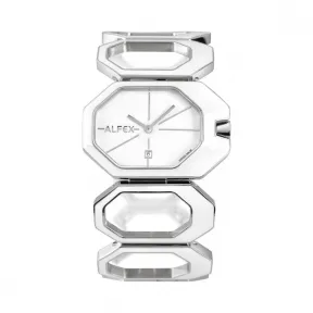 爱华时/Alfex 不锈钢抛光/搪瓷白 石英机芯 5708-864