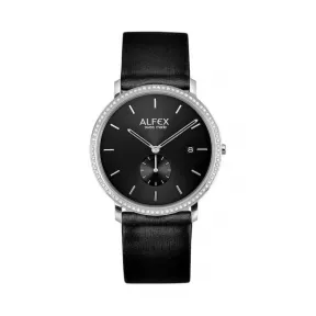 爱华时/Alfex 精钢表壳 镶有82颗钻石 石英机芯 5732-900