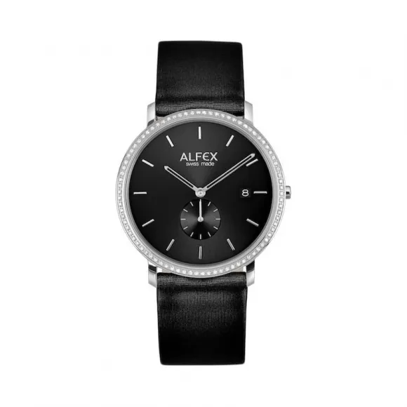 爱华时/Alfex 精钢表壳 镶有82颗钻石 石英机芯 5732-900