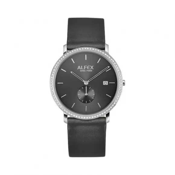 爱华时/Alfex 不锈钢抛光 镶嵌82克拉钻石 重0.23克拉 石英机芯 5732-903