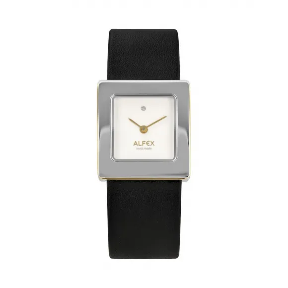 爱华时/Alfex 不锈钢/ Ip金抛光 石英机芯 5734-2058