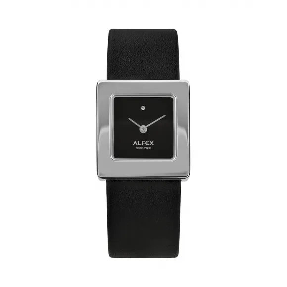 爱华时/Alfex 钢抛光/ ip黑色 石英机芯 5734-637