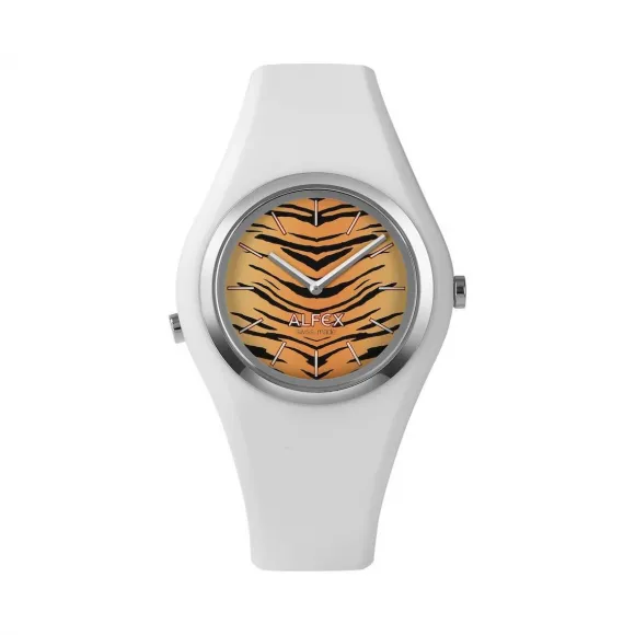 爱华时/Alfex 钢抛光/白硅 石英机芯 5751-2043