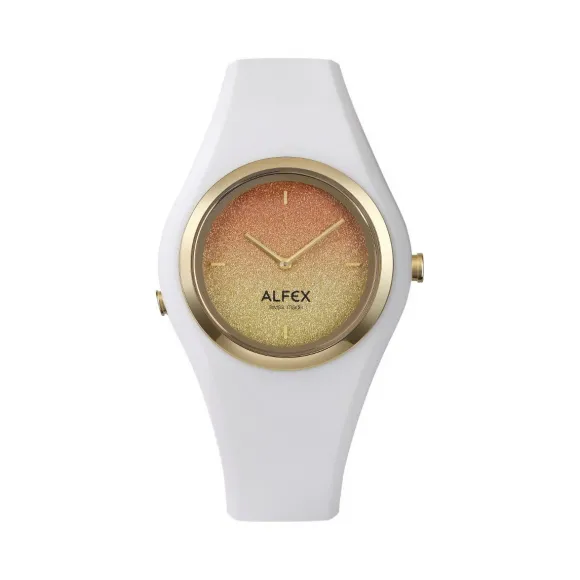 爱华时/Alfex IP黄金抛光/白硅 石英机芯 5751-2191