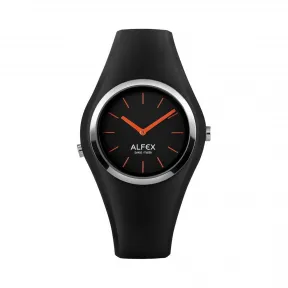 爱华时/Alfex 不锈钢抛光/黑硅 石英机芯 5751-948