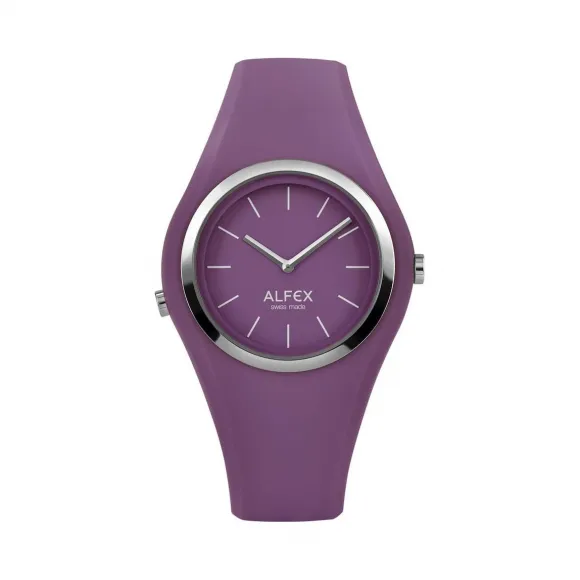 爱华时/Alfex 不锈钢抛光/硅紫 石英机芯 5751-951