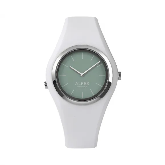 爱华时/Alfex 不锈钢抛光/白硅 石英机芯 5751-984