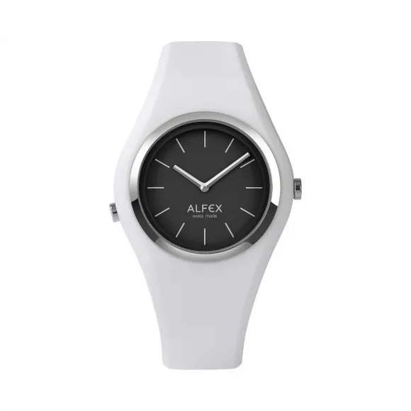 爱华时/Alfex 不锈钢抛光/白硅 石英机芯 5751-988