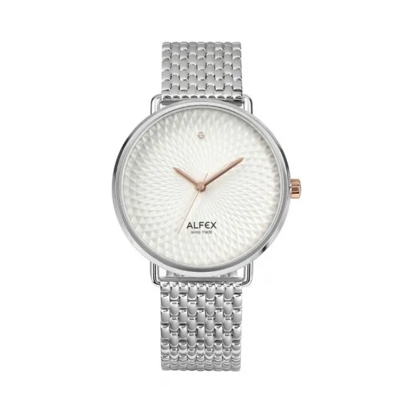 爱华时/Alfex 不锈钢抛光/ ip玫瑰金 石英机芯 5784-2248