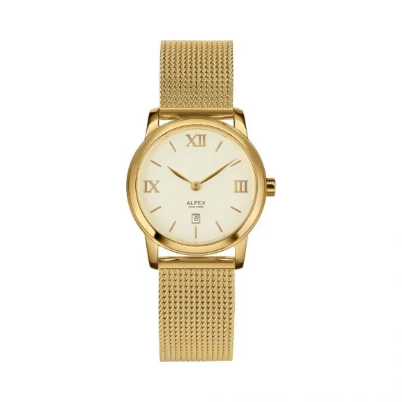 爱华时/Alfex ip黄金抛光 石英机芯 5785-2253