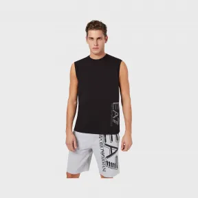 EA7 饰标识平纹布背心 | 男 | Ea7 12456893xl