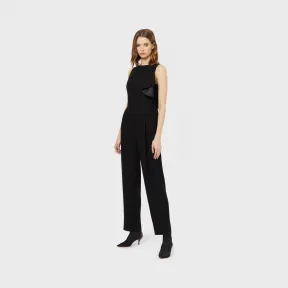 安普里奥·阿玛尼/Emporio Armani 带褶皱高科技卡迪连身裤 | 女 15027725mc