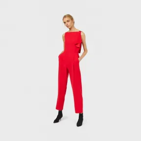 安普里奥·阿玛尼/Emporio Armani 带褶皱高科技卡迪连身裤 | 女 15027748er