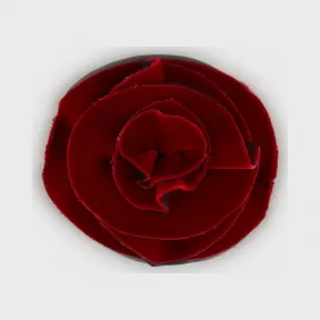 阿玛尼/Armani 玫瑰形天鹅绒胸针丨其他配饰- 61M4200A04011976