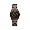 Emporio Armani Ceramica系列 不锈钢医用钢（防过敏）陶瓷 35 MM 石英机芯 女表 AR1448