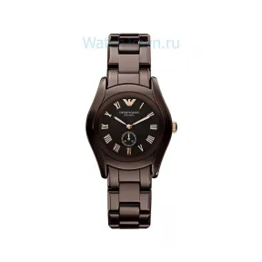 Emporio Armani Ceramica系列 不锈钢医用钢（防过敏）陶瓷 35 MM 石英机芯 女表 AR1448