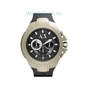 Armani Exchange 系列 不锈钢 50 MM 石英机芯 男表 AX1197